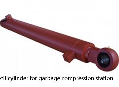oil cylinder for garbage compression station