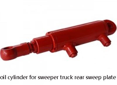oil cylinder for sweeper truck rear sweep plate