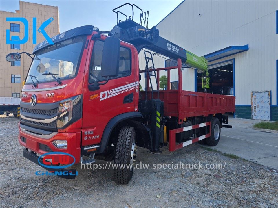 Dongfeng Huashen DV3 10-ton 5-section Boom Truck high quality