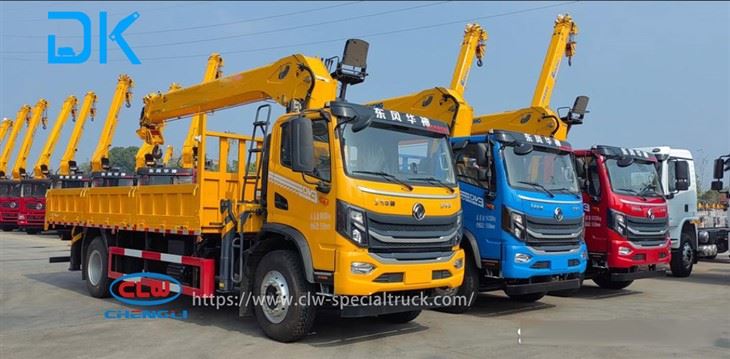 Dongfeng Huashen HV3 6.3-ton 4-sekciju kravas celtnis