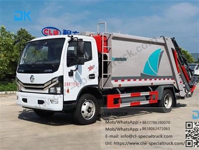 Dongfeng Dorika 9 kvadrātkompresijas atkritumu kravas automašīna